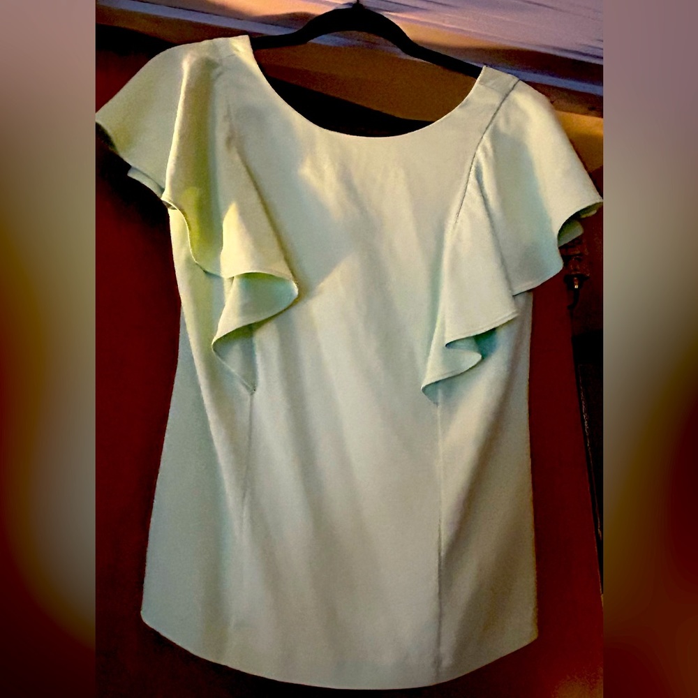 Banana Republic pistachio colored top